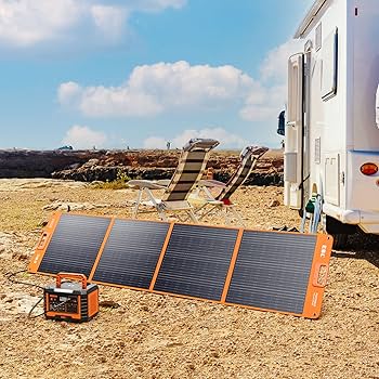 Amazon.com: EBL 200W Portable Solar Panel for Power Station